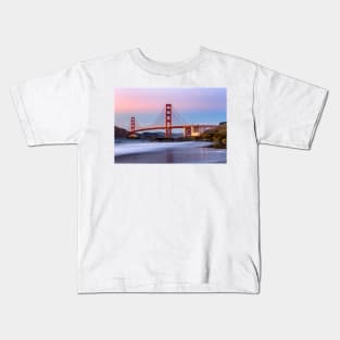 Golen Gate Bridge from Baker Beach Kids T-Shirt